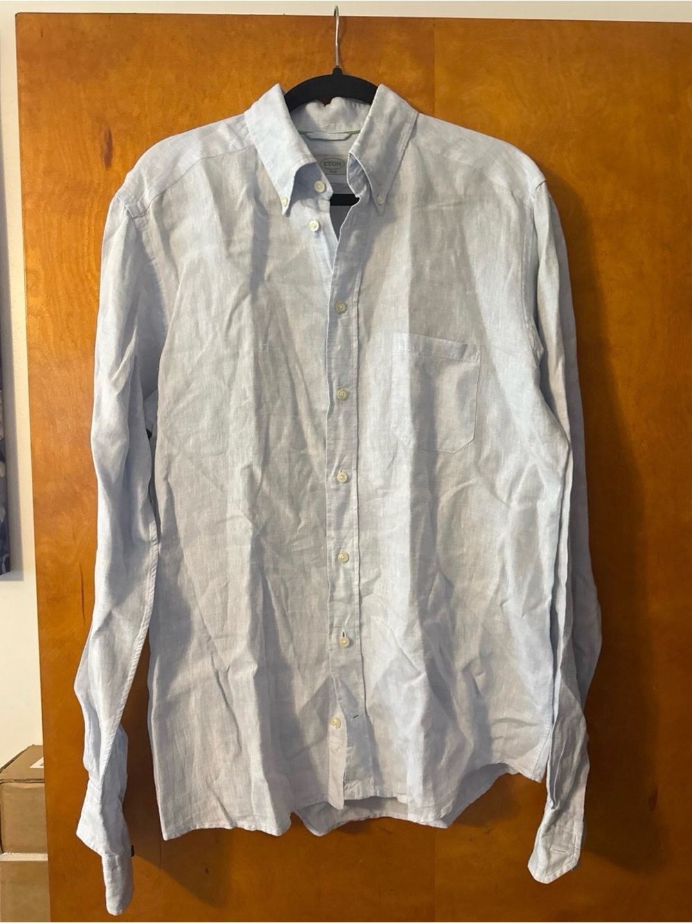 Eton Light Blue Button-Down Dress Shirt